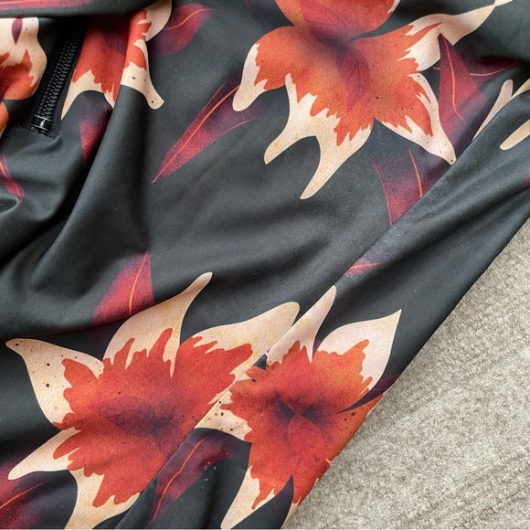 Stone Fox Swim Natural Mystic Kalua Long Sleeve One Piece Swimsuit - Picture 3 of 7